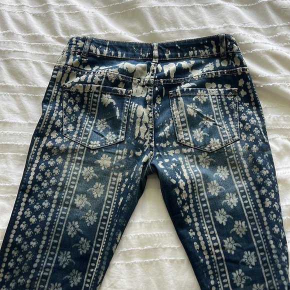 Free People Floral Print Bell Bottoms - Picture 4 of 4